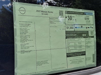2027 Nissan Kicks SV
