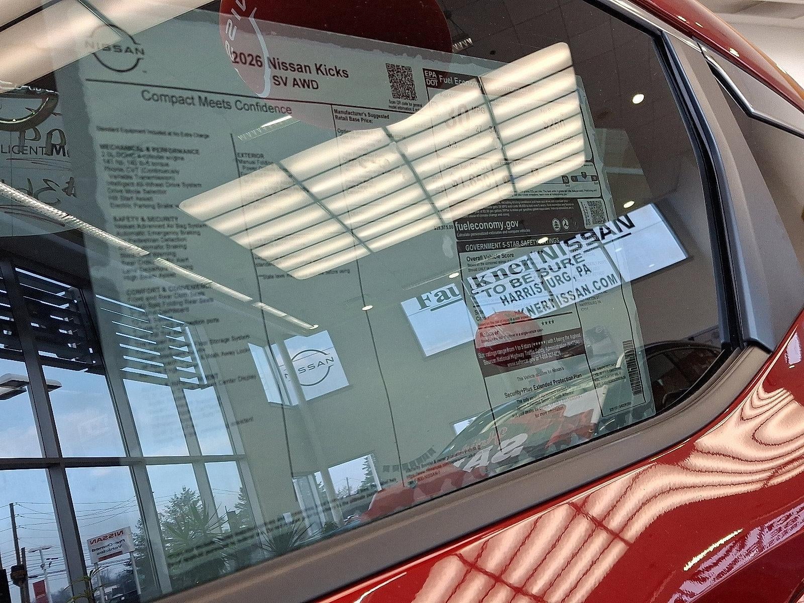 2026 Nissan Kicks SV