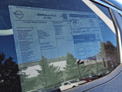 2026 Nissan Kicks SV