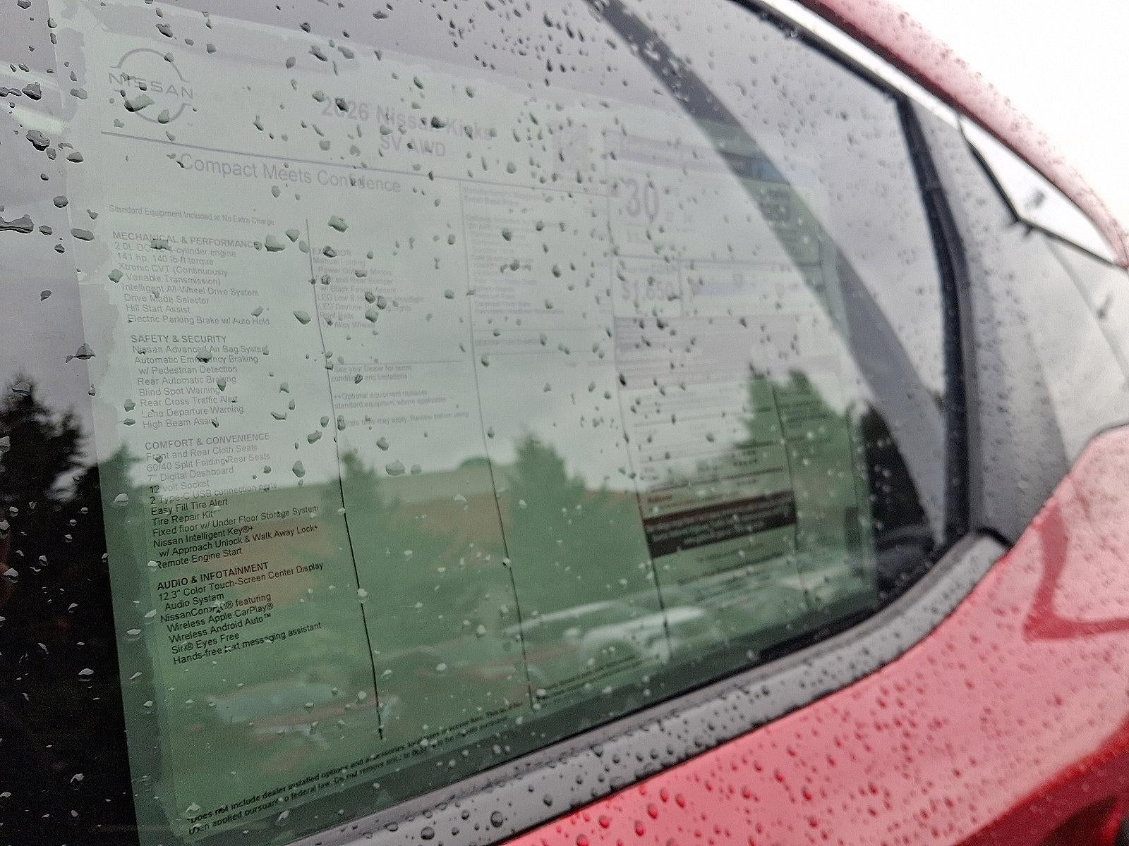 2026 Nissan Kicks SV