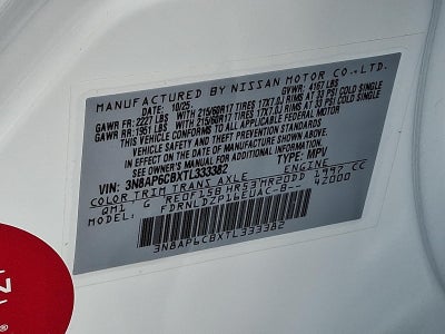 2026 Nissan Kicks SV