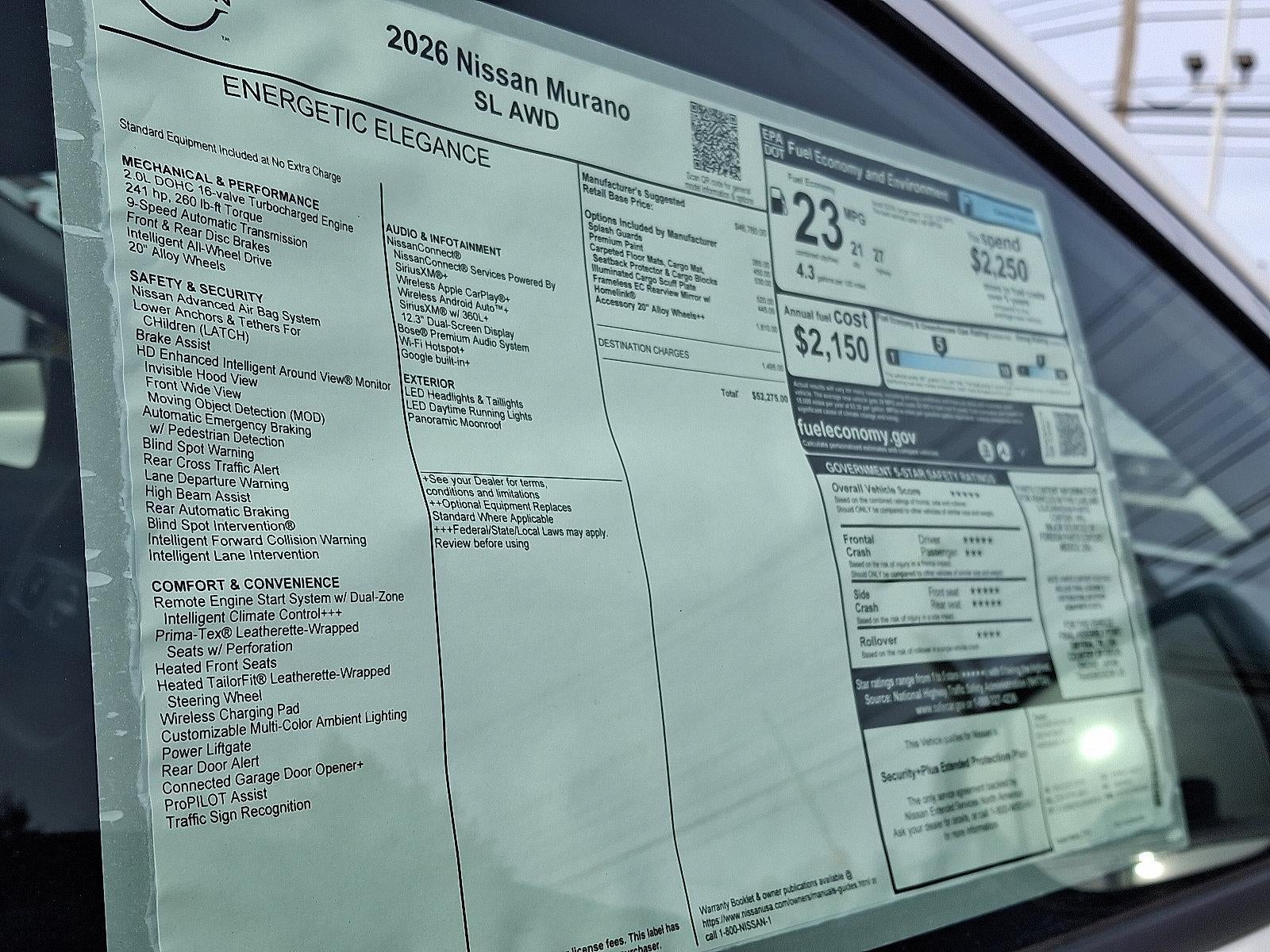 2026 Nissan Murano SL