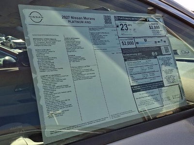 2027 Nissan Murano Platinum