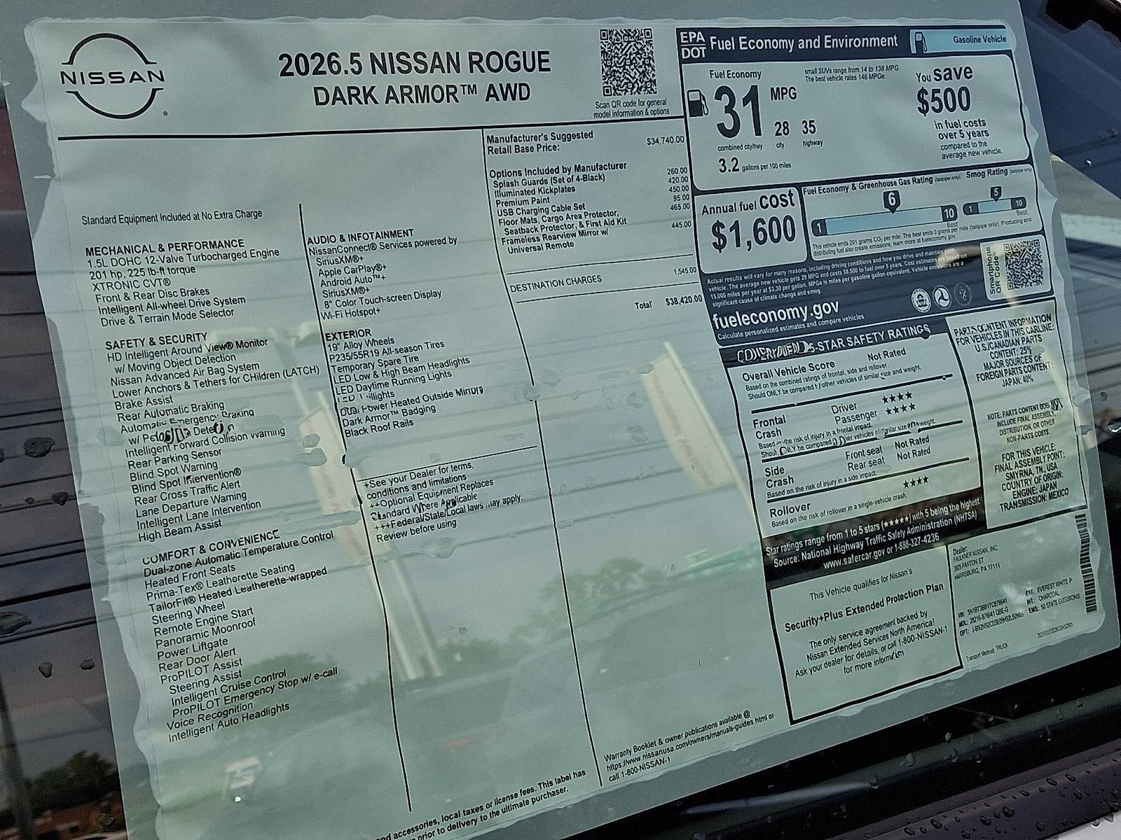2026 Nissan Rogue Dark Armor™