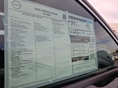 2026 Nissan Rogue SV