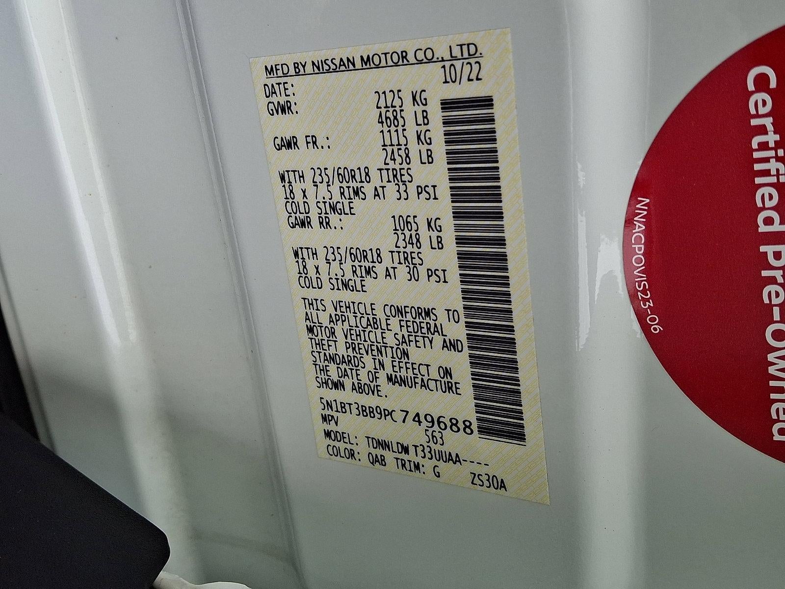 2023 Nissan Rogue SV