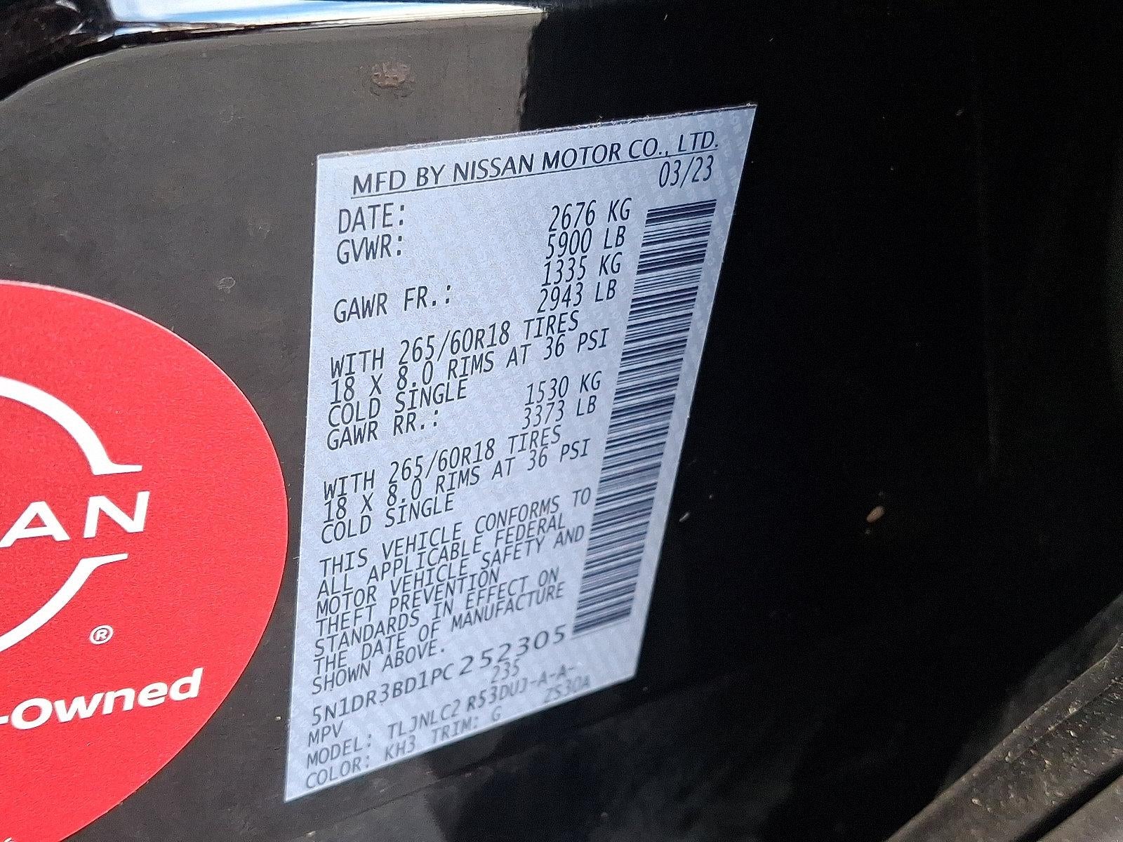 2023 Nissan Pathfinder Rock Creek