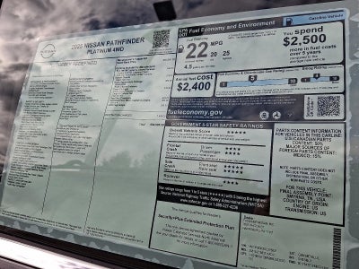 2025 Nissan Pathfinder Platinum