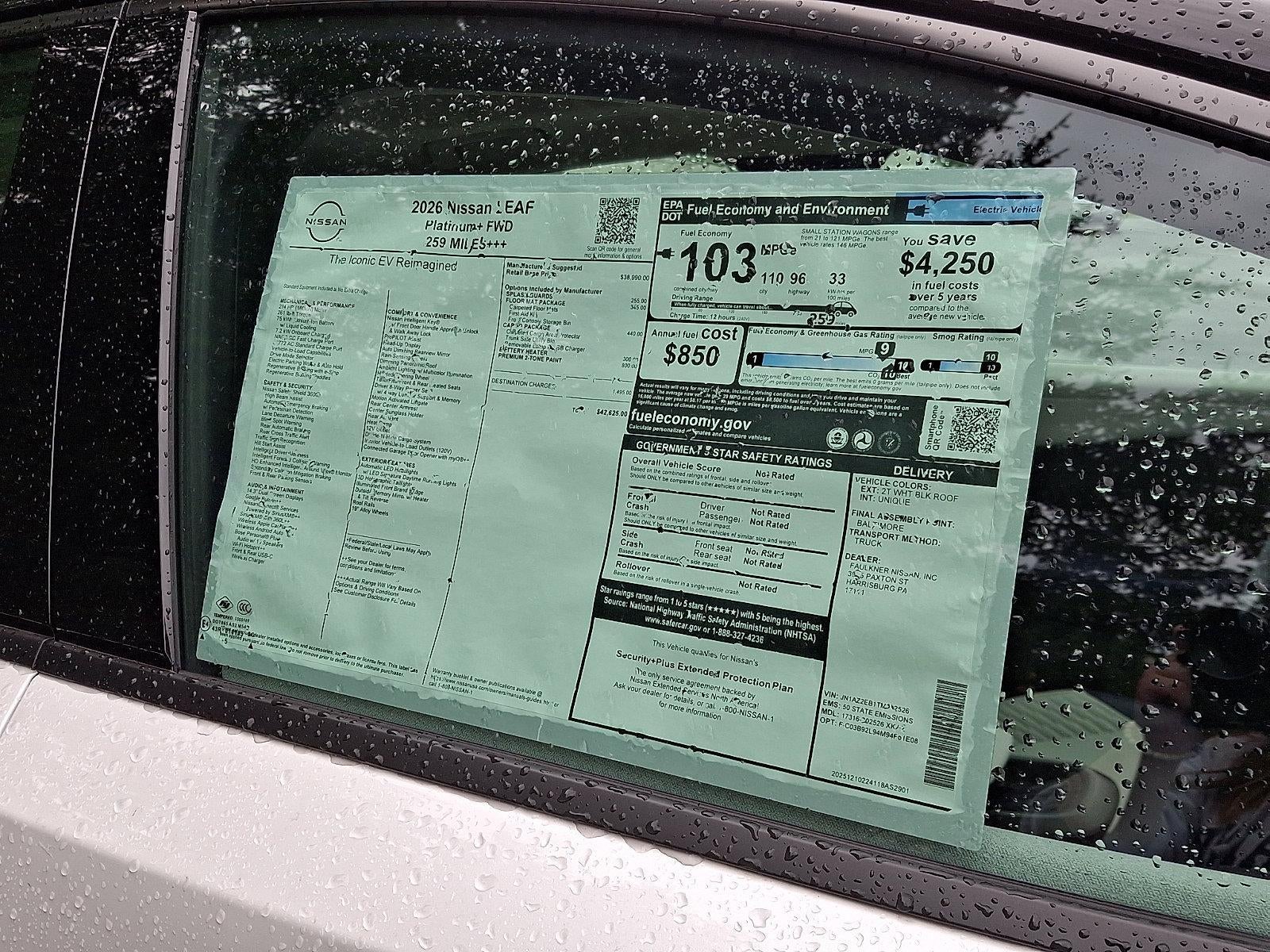 2026 Nissan LEAF Platinum+