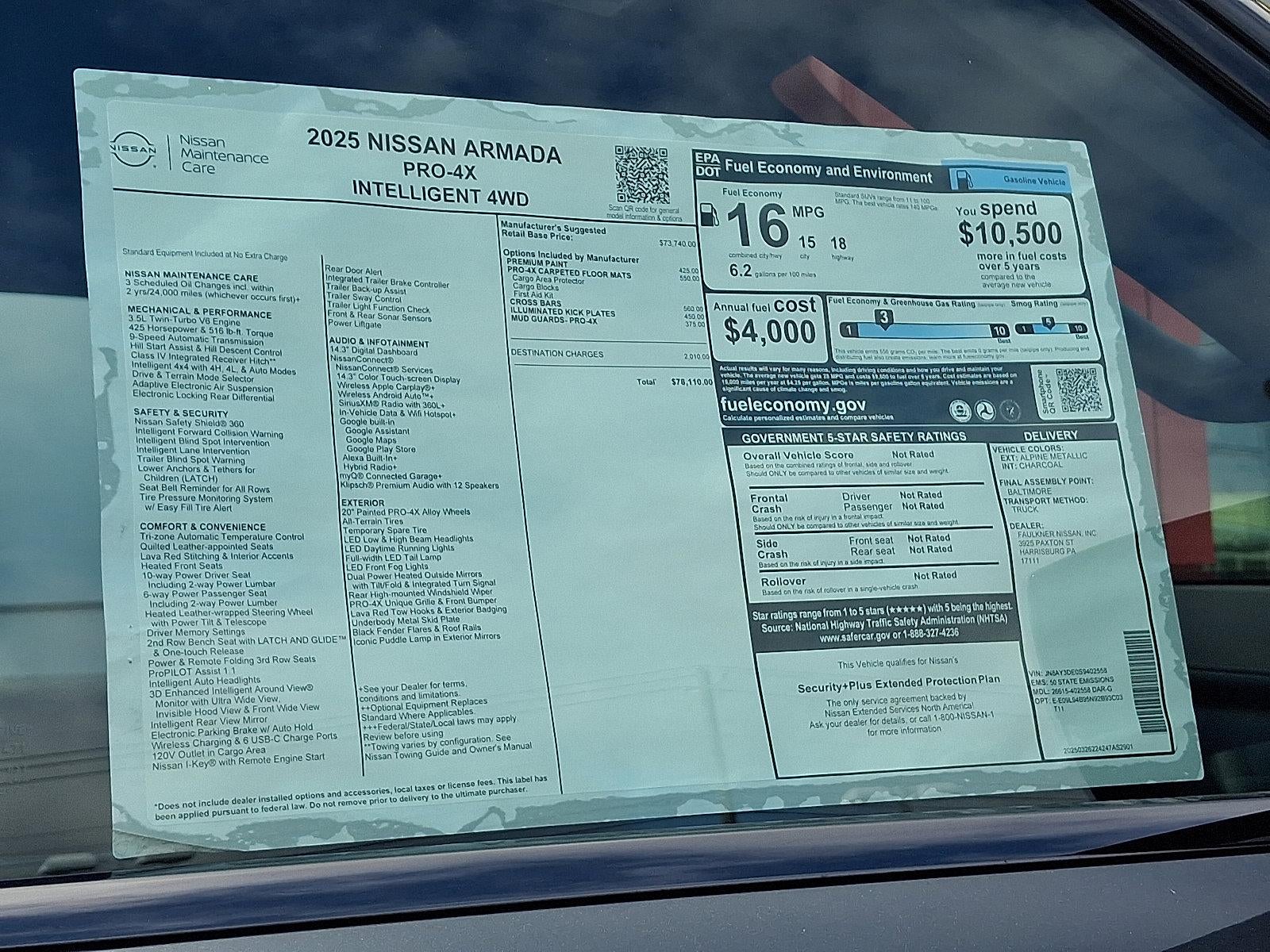 2025 Nissan Armada PRO-4X®
