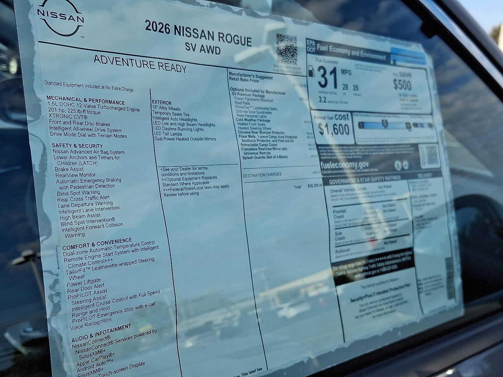 2026 Nissan Rogue SV