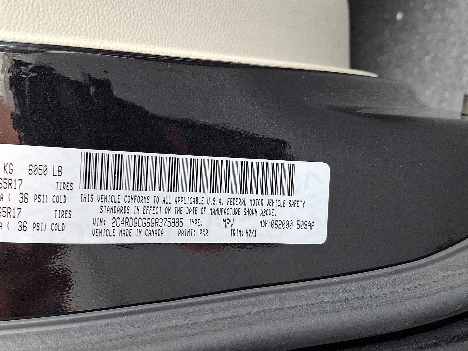 2016 Dodge Grand Caravan SXT