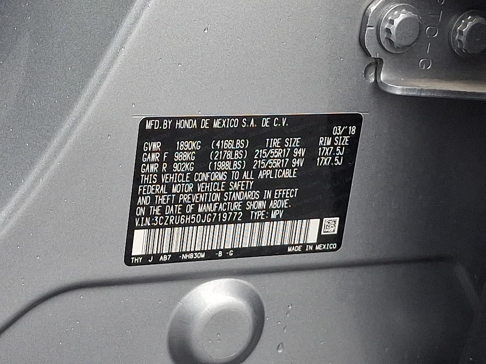 2018 Honda HR-V EX