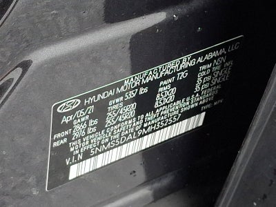 2021 Hyundai SANTA FE Calligraphy