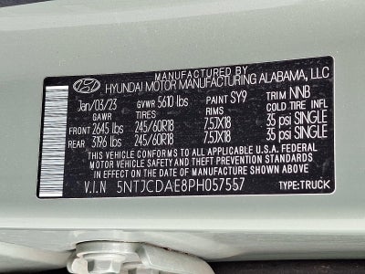 2023 Hyundai SANTA CRUZ SEL