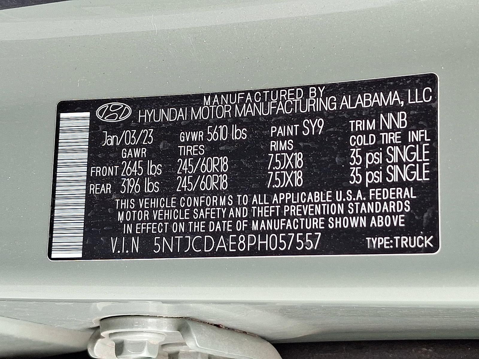 2023 Hyundai SANTA CRUZ SEL