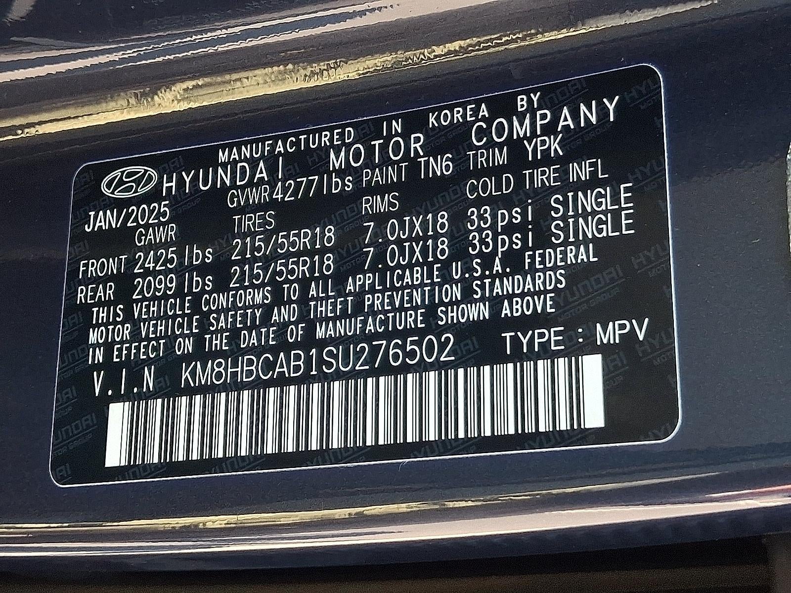 2025 Hyundai KONA SEL