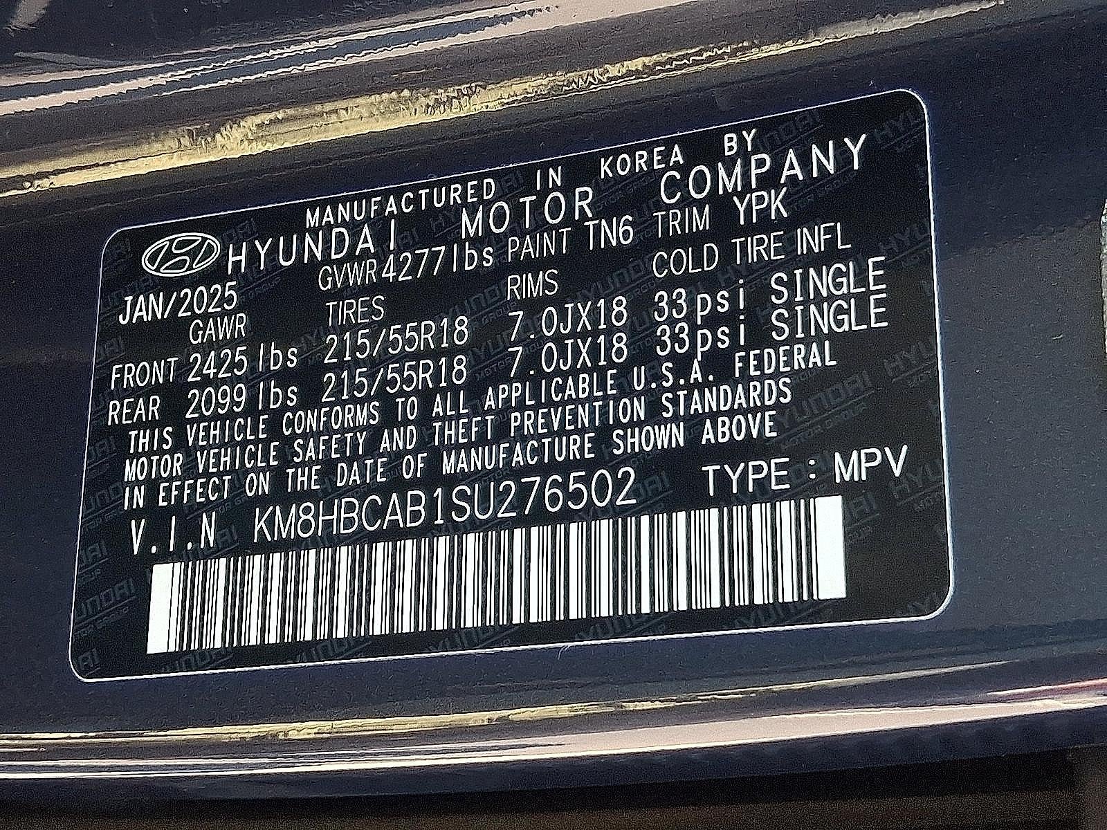 2025 Hyundai KONA SEL
