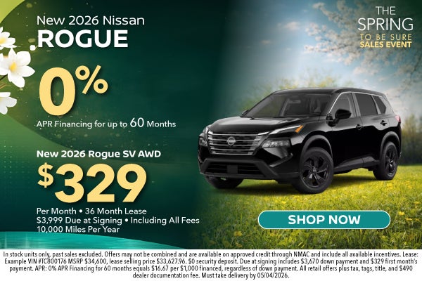 New 2026 Nissan Rogue