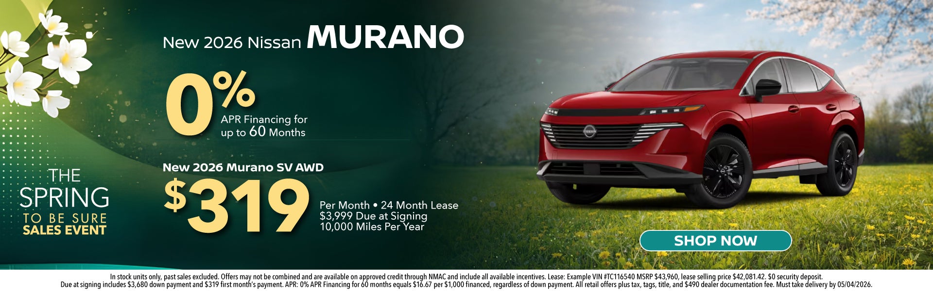 New 2026 Nissan Murano