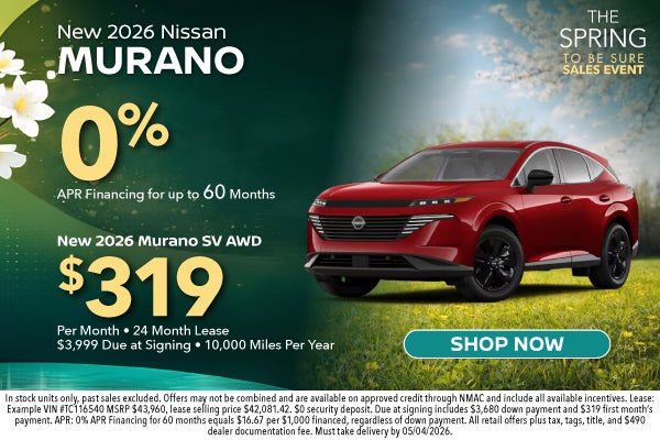 New 2026 Nissan Murano
