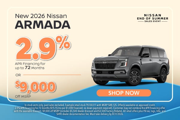 New 2026 Nissan Armada