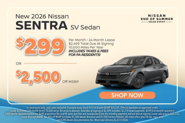 New 2026 Nissan Sentra