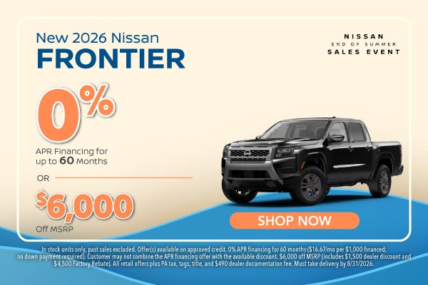 New 2026 Nissan Frontier