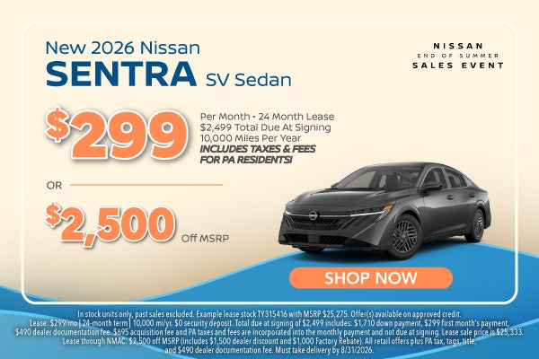 New 2026 Nissan Sentra