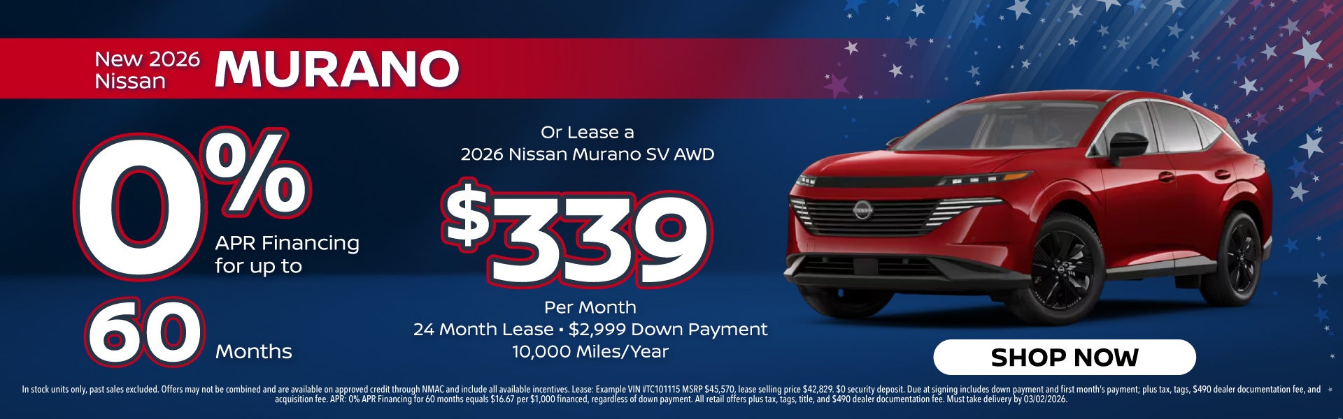 New 2026 Nissan Murano