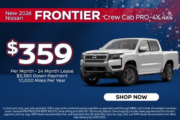 New 2026 Nissan Frontier