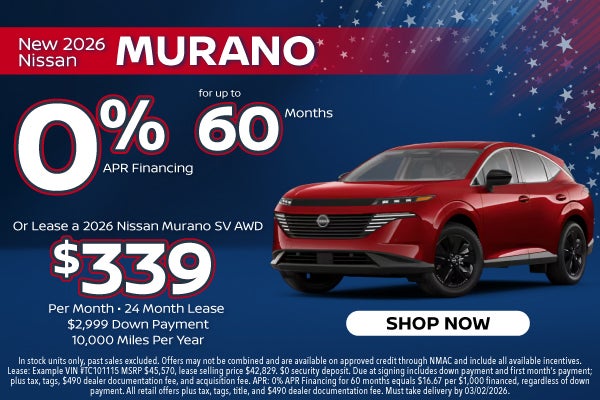 New 2026 Nissan Murano