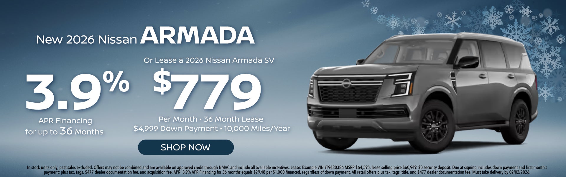 New 2026 Nissan Armada