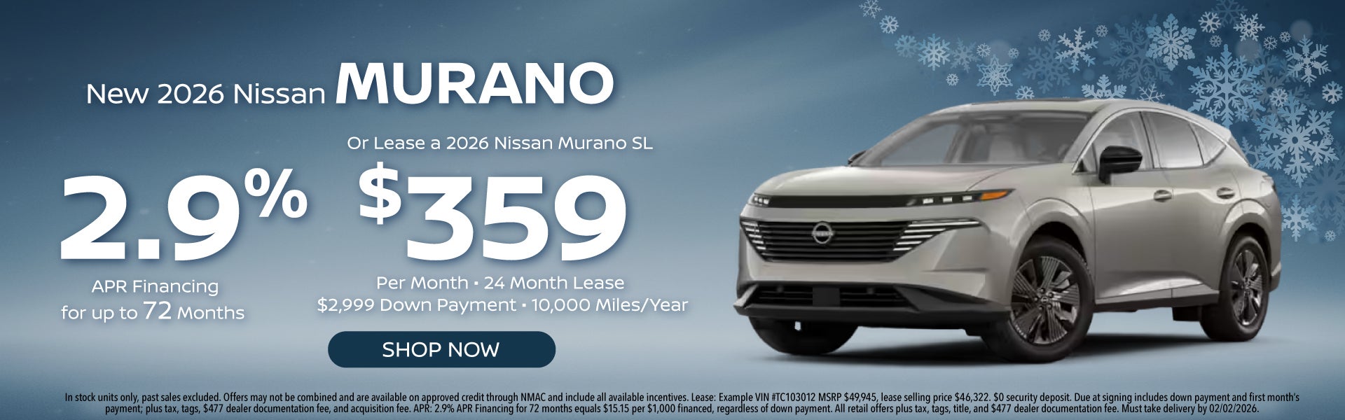 New 2026 Nissan Murano