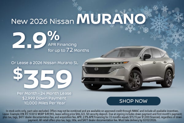 New 2026 Nissan Murano