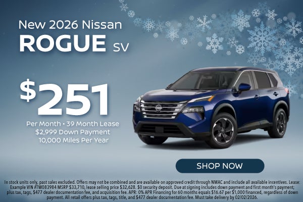 New 2026 Nissan Rogue SV