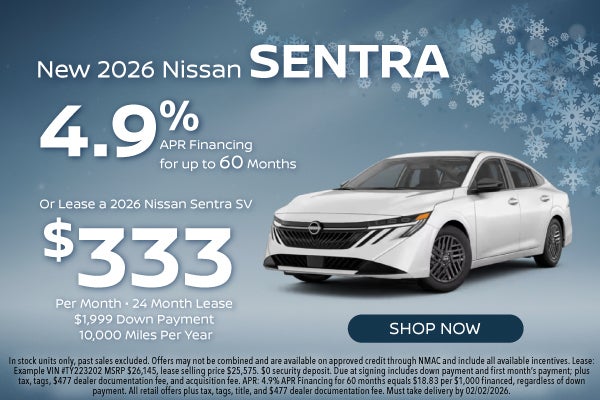 New 2026 Nissan Sentra