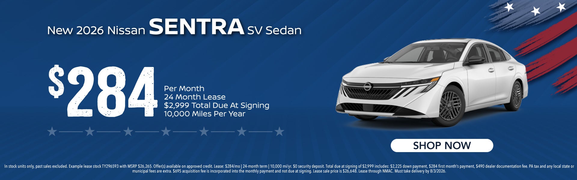 New 2026 Nissan Sentra