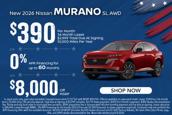 New 2026 Nissan Murano
