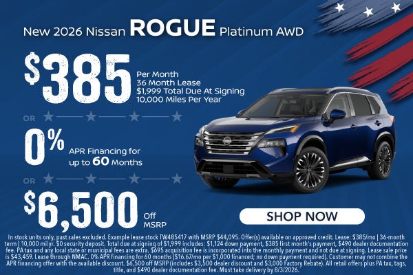 New 2026 Nissan Rogue SV