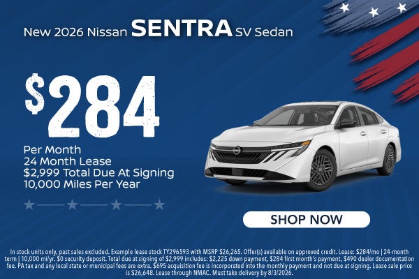 New 2026 Nissan Sentra