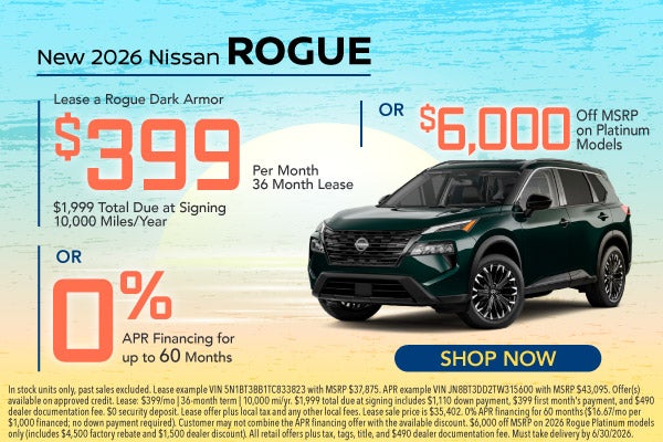 New 2026 Nissan Rogue SV