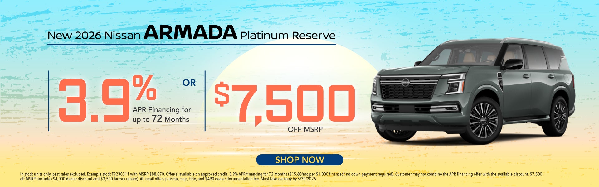 New 2026 Nissan Armada