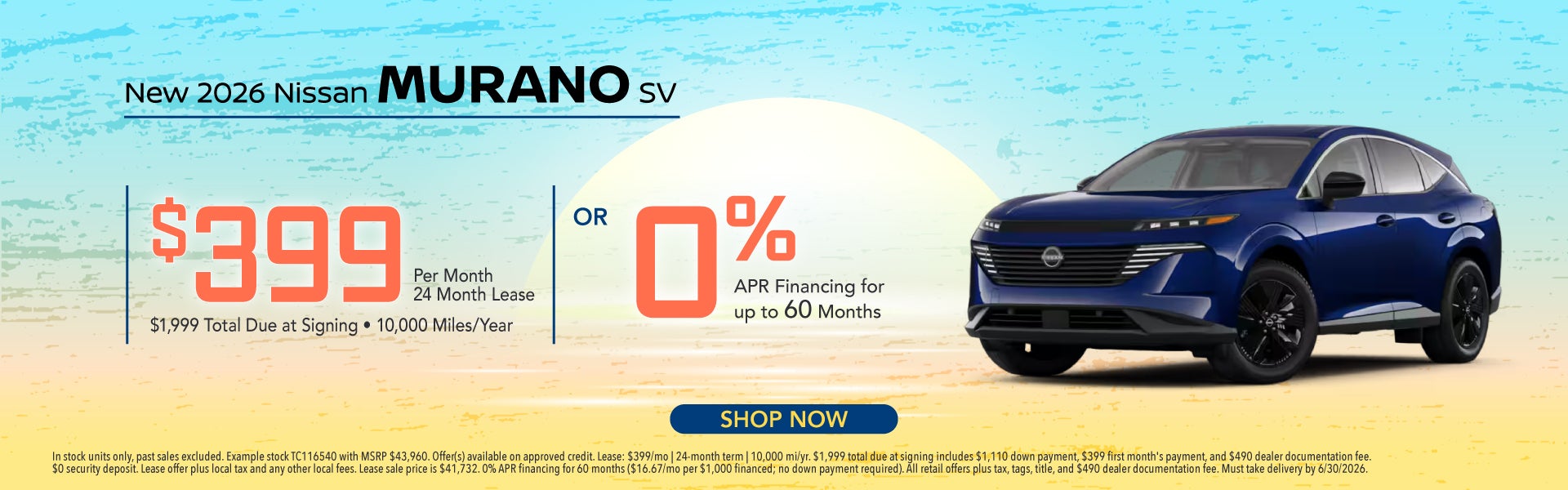 New 2026 Nissan Murano