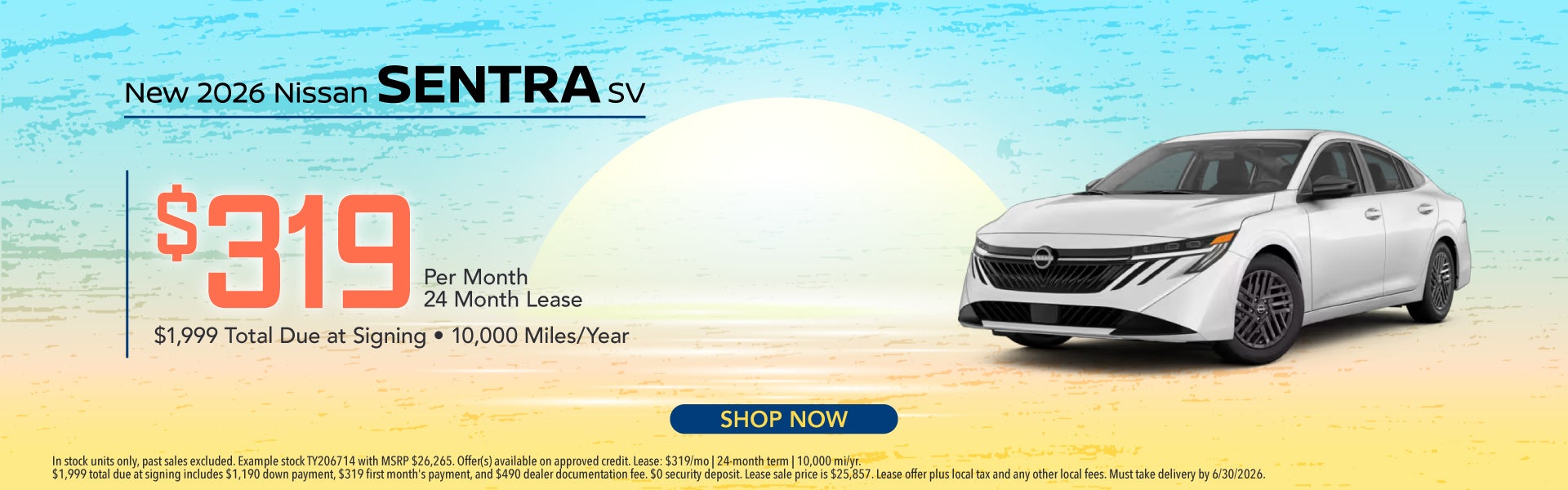 New 2026 Nissan Sentra