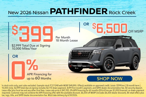 New 2026 Nissan Pathfinder SL 4x4