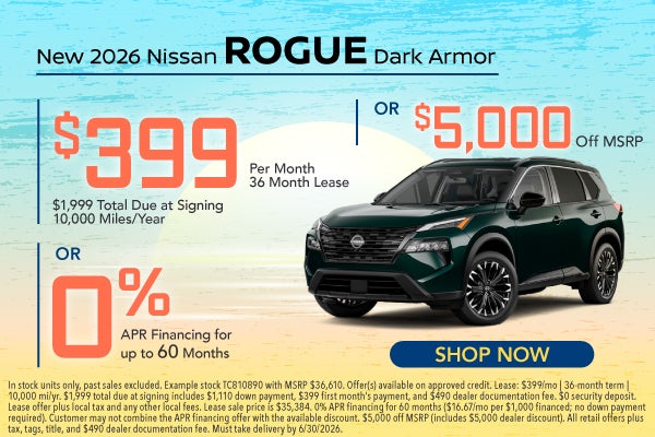 New 2026 Nissan Rogue SV