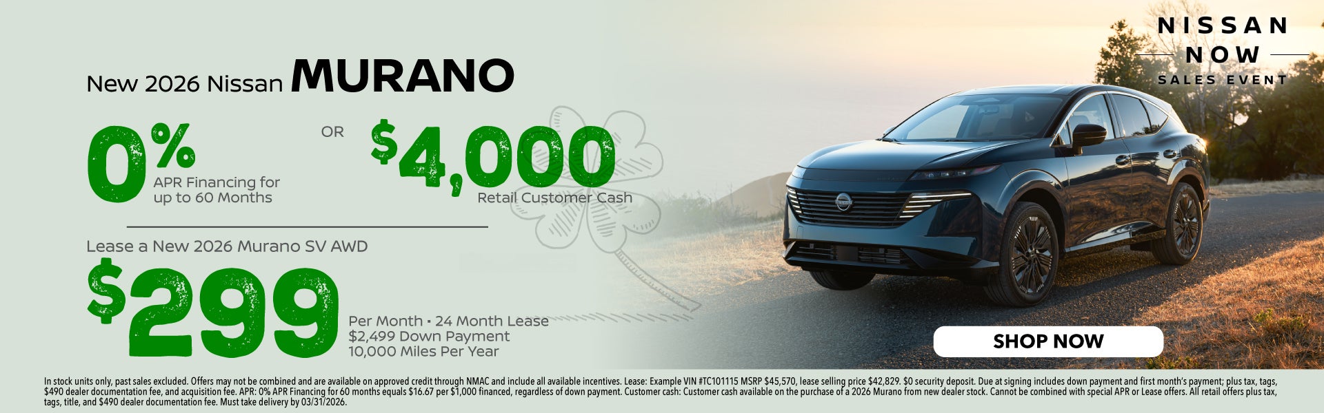 New 2026 Nissan Murano