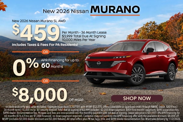 New 2026 Nissan Murano SL AWD