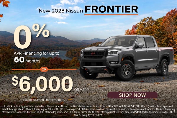 New 2026 Nissan Frontier